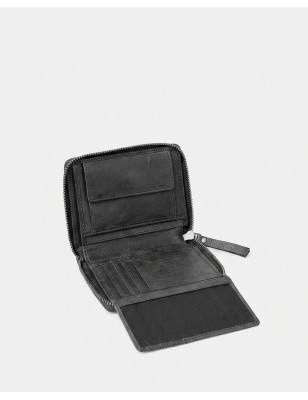 Billetero de piel Lewisburg Bricks Negro | BIBA Shops