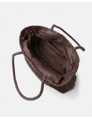 Leather shoulder bag BIBA Perkins