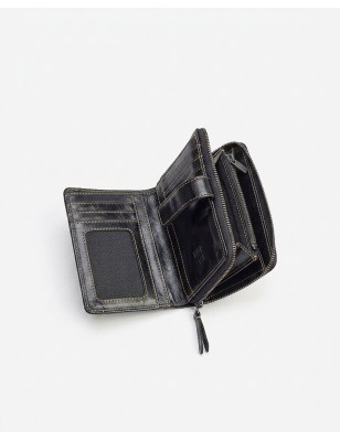 Leather wallet Winona Black | BIBA Shops