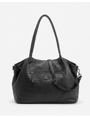 Leather shoulder bag Winona Burgundy | BIBA Shops