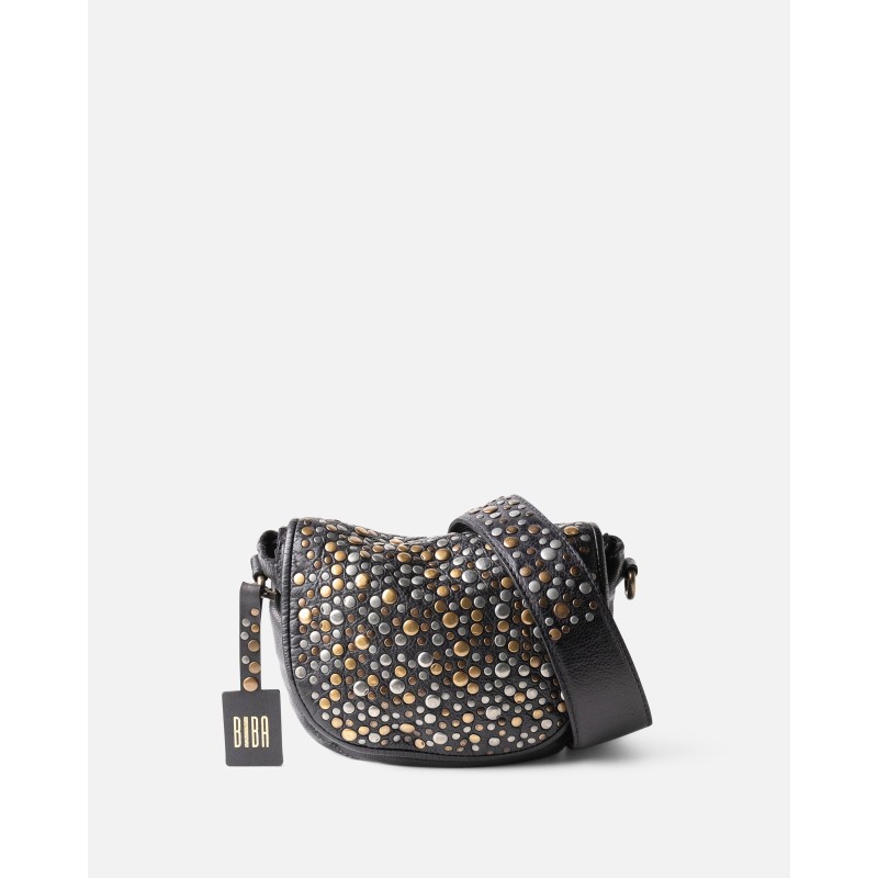 Leather shoulder bag BIBA Lovington Stars