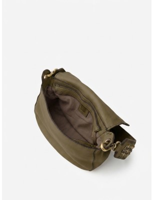 Leather shoulder bag Cody Tan | BIBA Shops