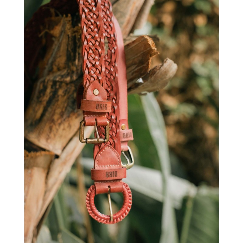 Cinturón de piel Gila Negro | BIBA Shops