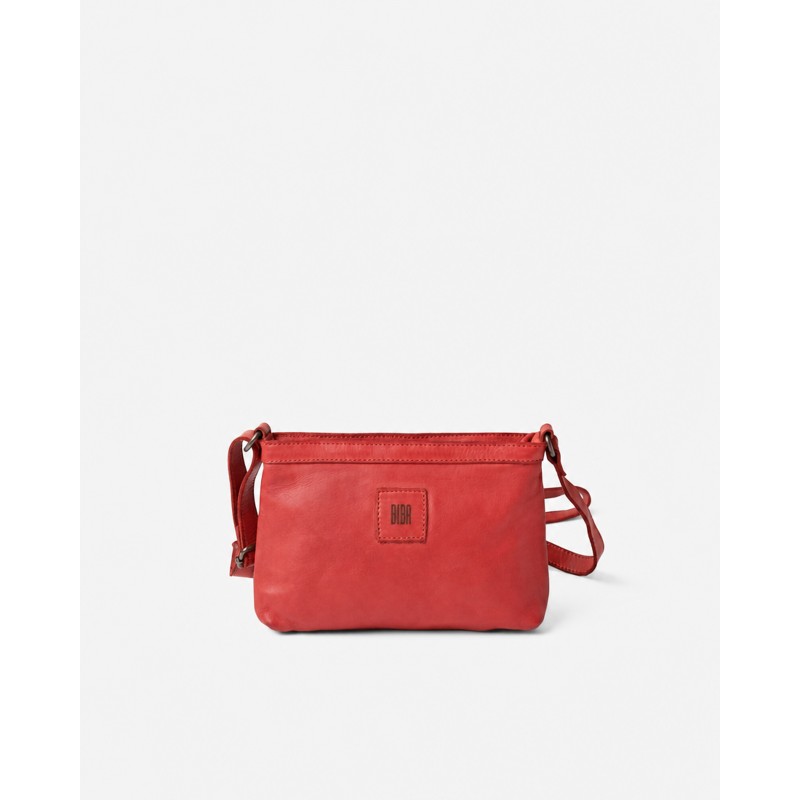 Leather cross bag BIBA Boston