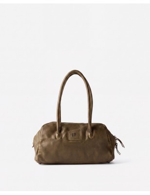 Leather shoulder bag BIBA Boston