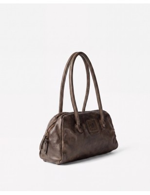 Leather shoulder bag BIBA Boston