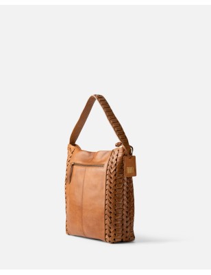 Leather shoulder bag BIBA Elk