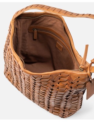 Leather shoulder bag BIBA Elk