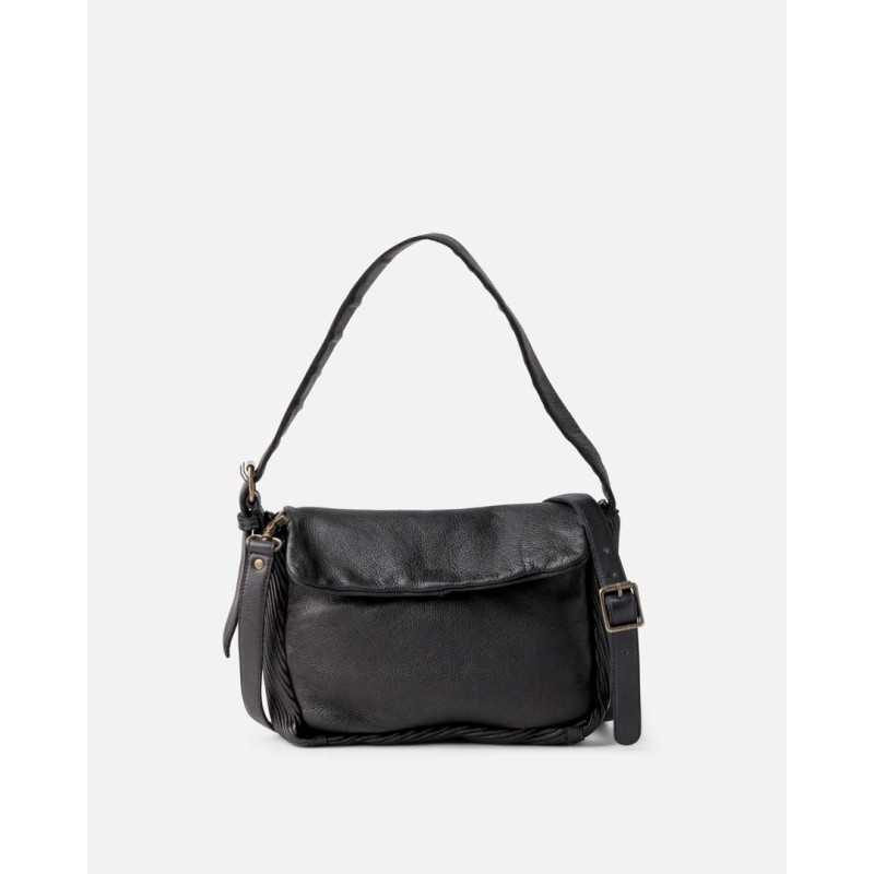 Leather shoulder bag BIBA Rex