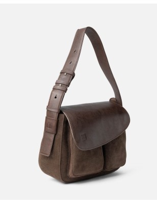 Bolso de hombro BIBA Blunt de piel
