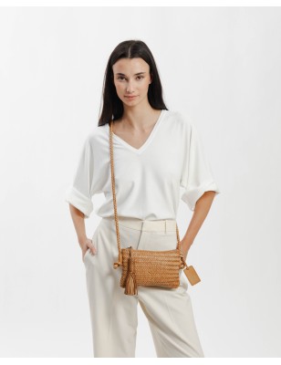 Leather cross bag BIBA Perkins