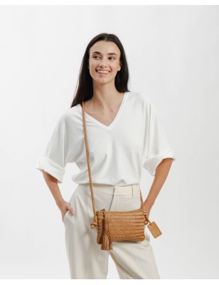 Leather cross bag BIBA Perkins