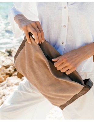 Bolso de hombro BIBA Beaver de piel