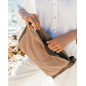 Leather shoulder bag BIBA Beaver