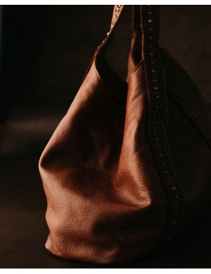 Leather shoulder bag BIBA Winkler