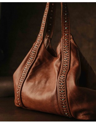 Leather shoulder bag BIBA Winkler