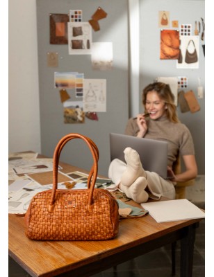 Bolso de hombro BIBA Kansas de piel