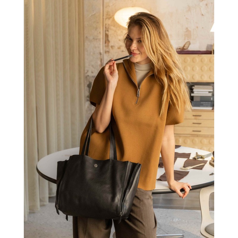 Leather shoulder bag BIBA Montrose
