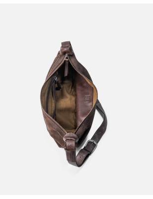 Leather cross bag BIBA Loa