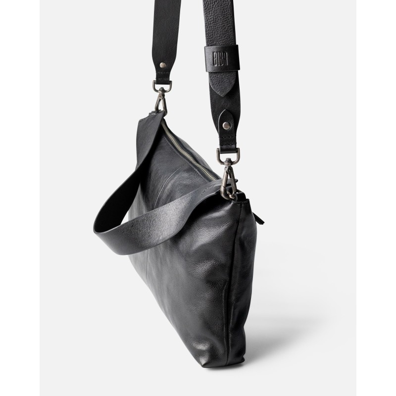 Leather shoulder bag BIBA Owen
