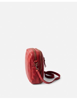 Leather cross bag BIBA Boston