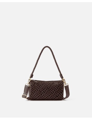 Leather shoulder bag BIBA Selma