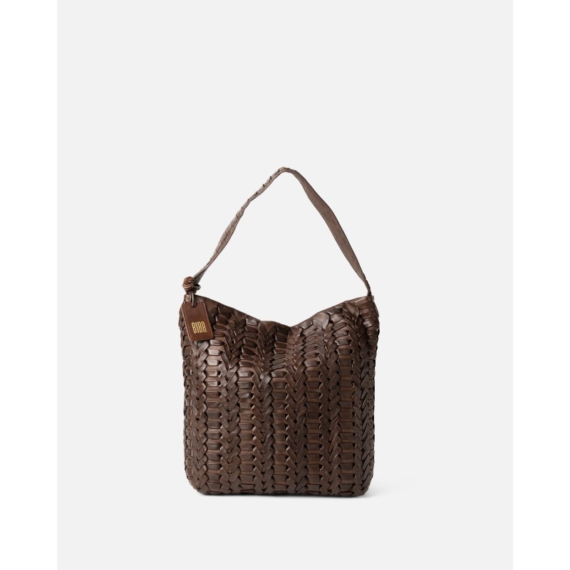 Leather shoulder bag BIBA Elk