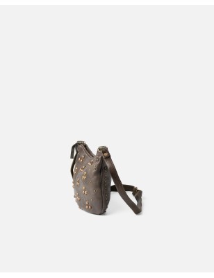 Leather shoulder bag BIBA Hill