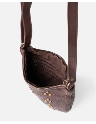 Leather shoulder bag BIBA Hill