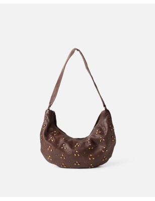 Leather shoulder bag BIBA Hill