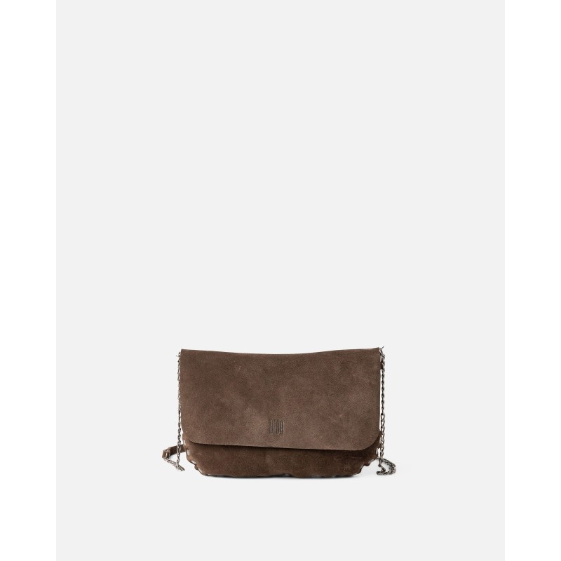 Leather shoulder bag BIBA Wild Orange