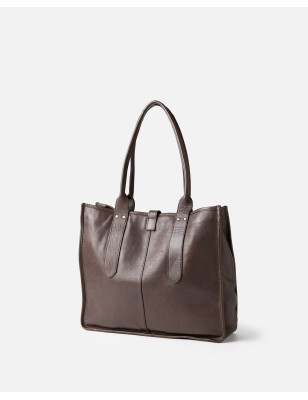 Leather shoulder bag BIBA Rushville