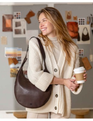 Leather shoulder bag BIBA Ludlow