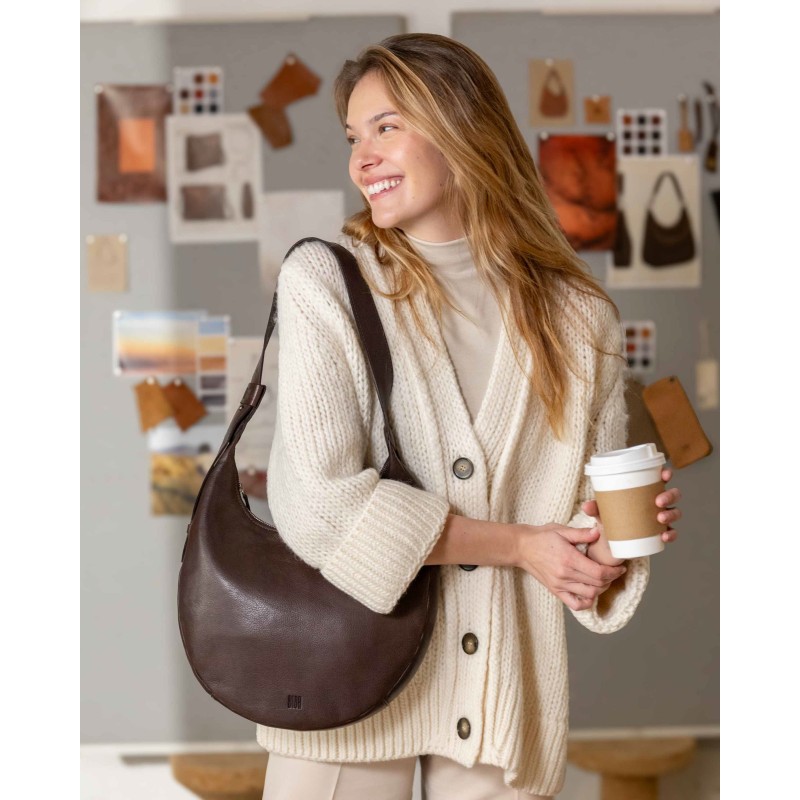 Leather shoulder bag BIBA Ludlow