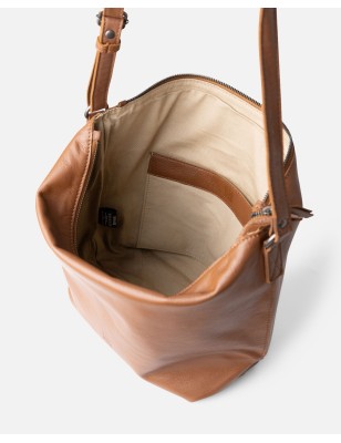 Bandolera BIBA Utah Cream Out de pell
