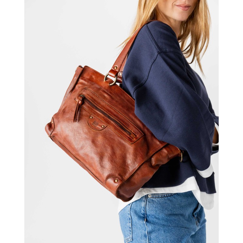 Bolso de hombro BIBA Alaska de piel
