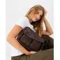 Leather shoulder bag BIBA Blunt