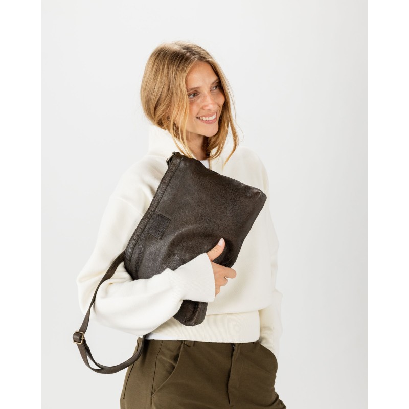 Leather cross bag BIBA Boston