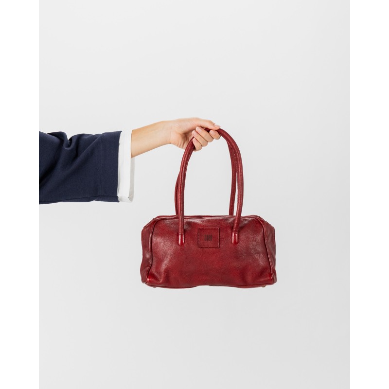Leather shoulder bag BIBA Boston