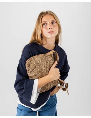 Leather shoulder bag BIBA Bristow