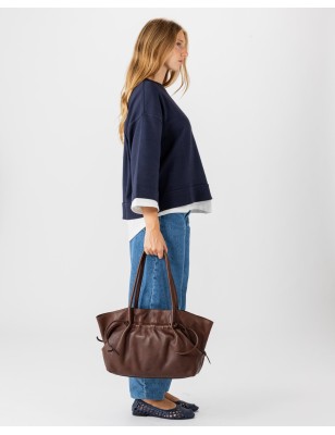 Leather shoulder bag BIBA Brumley