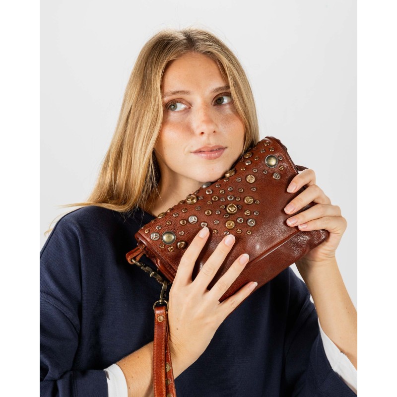 Leather cross bag BIBA Bunn