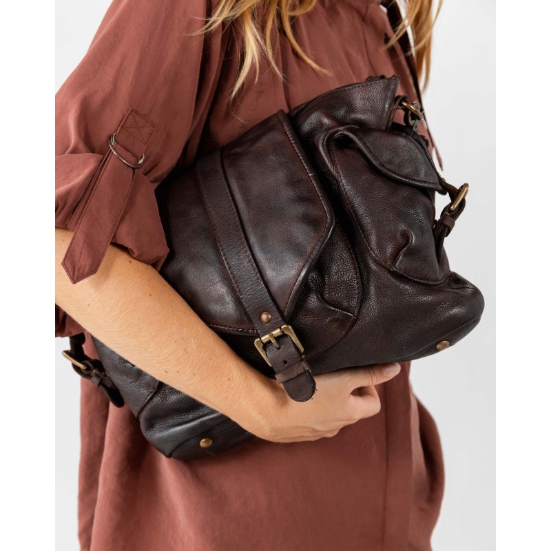 Bolso de hombro BIBA Clint de piel