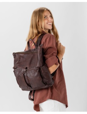 Leather backpack BIBA Edith