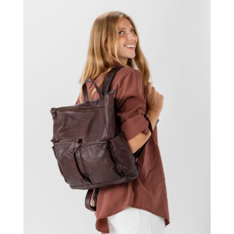 Leather backpack BIBA Edith