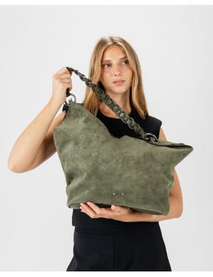 Leather shoulder bag BIBA Enoch