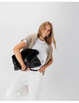 Leather shoulder bag BIBA Ethel