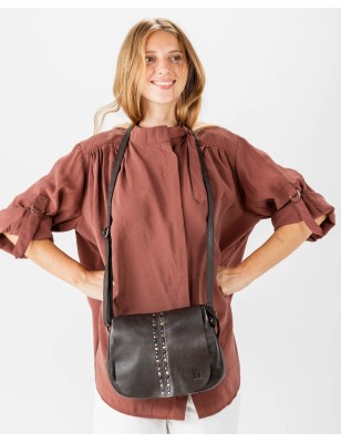 Leather cross bag BIBA Hancock
