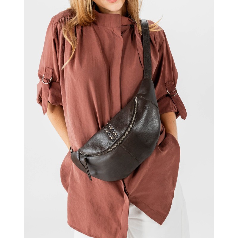Leather belt bag BIBA Hancock