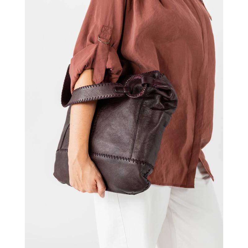 Bolso de hombro BIBA Hanna de piel